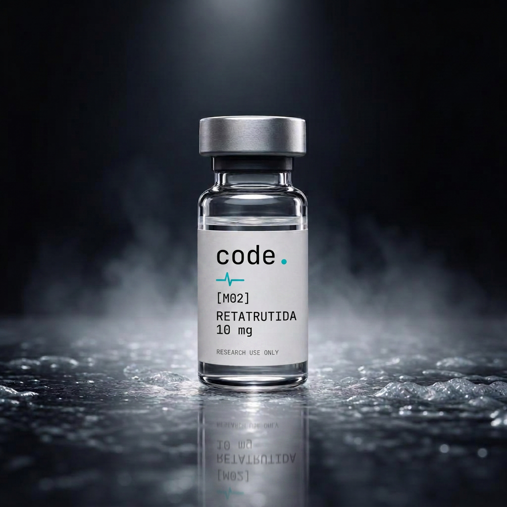 Vial code.® Retatrutida 10 mg