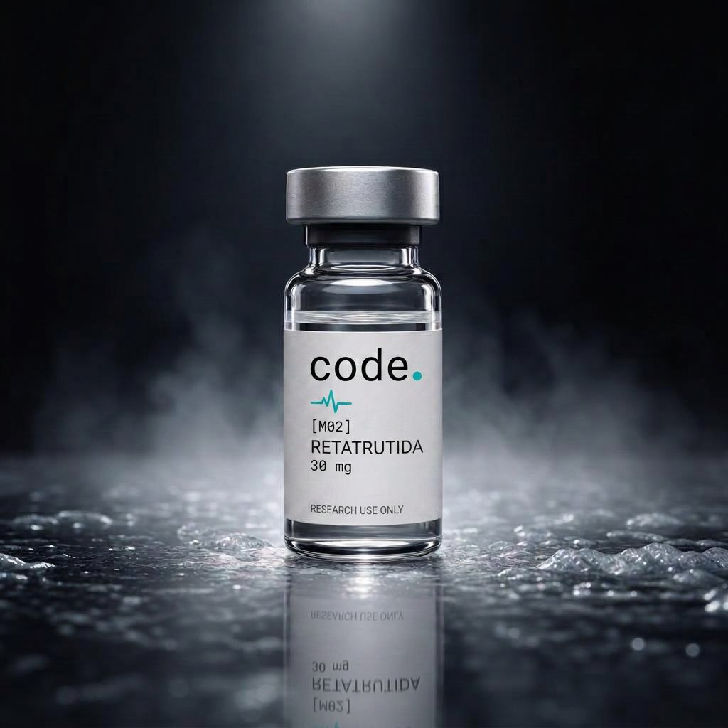Vial code.® Retatrutida 30 mg